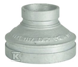 Zwężka symetryczna rowkowana ocynk - 5904204129398